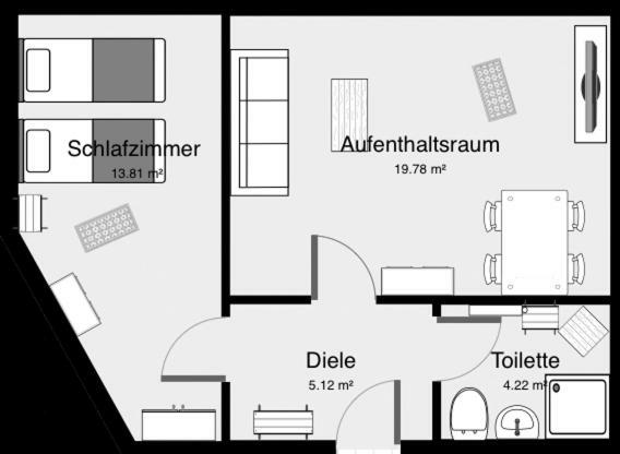 Ferienwohnung Ortrand - Pension Ngoại thất bức ảnh